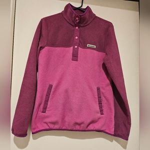 Columbia Women Benton Springs 1/2 Snap Fleece Pullover with Kangaroo pocket